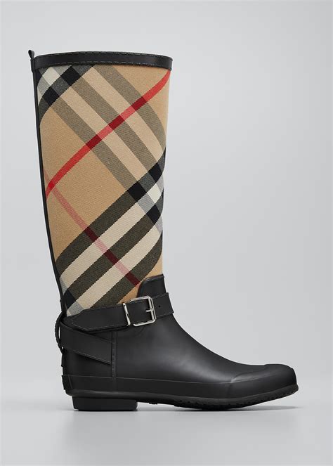 Burberry Women's Simeon Vintage Check Rain Boots